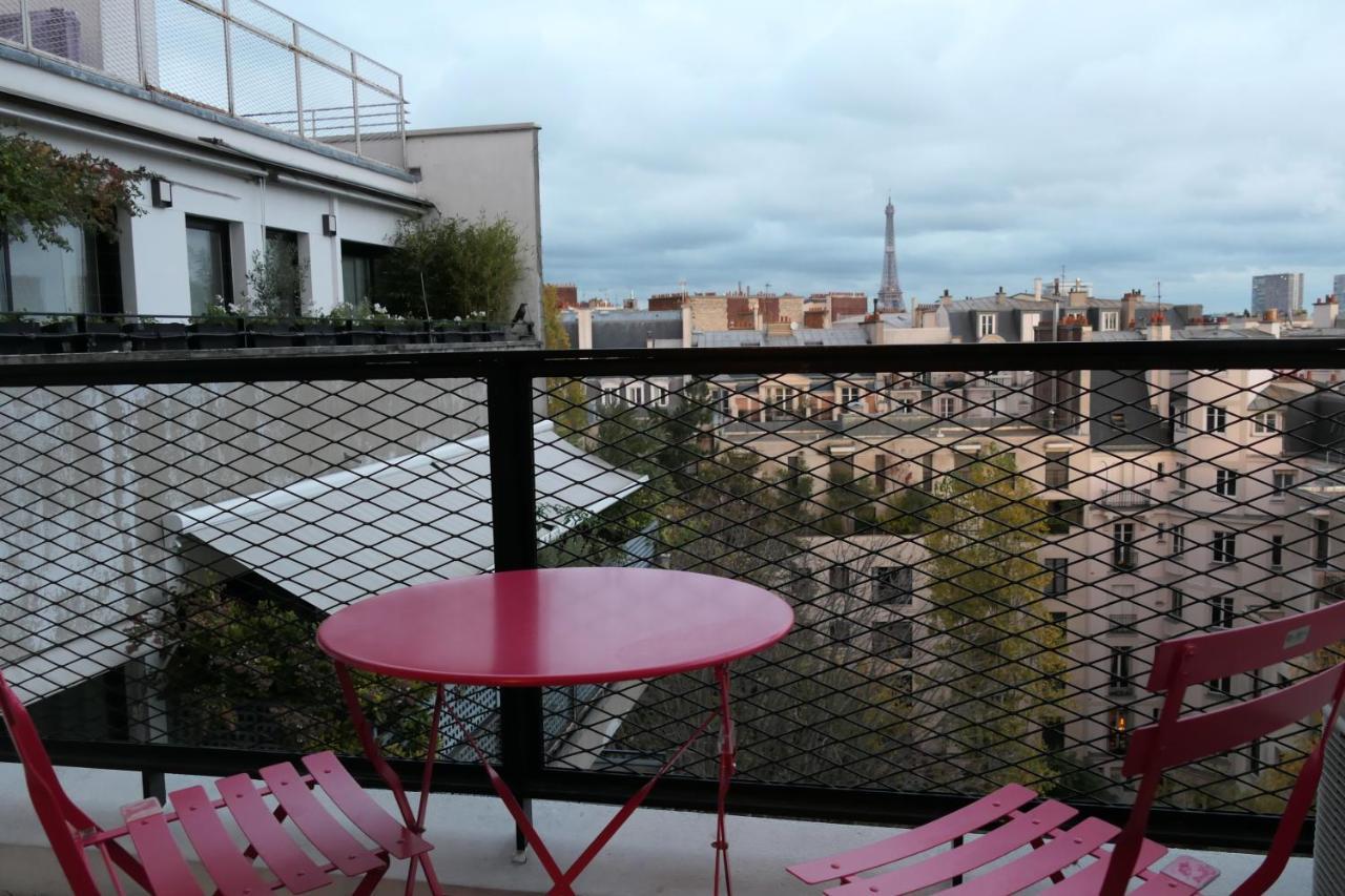 Апартаменты Renovated Eiffel Tower Studio Париж Экстерьер фото